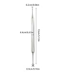 Acupuncture Pen, Dual Head Ear Body Point Probe Tip Acupressure Stainless Steel Facial Reflexology Massage Tool Ear and Body Point Probe Pen - Image 3