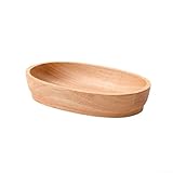 Design pratique pour un usage quotidien : les bords surélevés de ce plateau en bois gardent vos assiettes, collations et fruits secs en toute sécurité pendant le service. Sa construction légère mais robuste facilite le transport des aliments de la cuisine à la salle à manger sans soucis. La forme ovale offre une excellente efficacité de l'espace tout en offrant une plate-forme de présentation attrayante. Parfait pour le petit déjeuner au lit, les dîners télévisés ou les collations décontractées, ce plateau de service en bois apporte plus de commodité à votre routine quotidienne de repas.