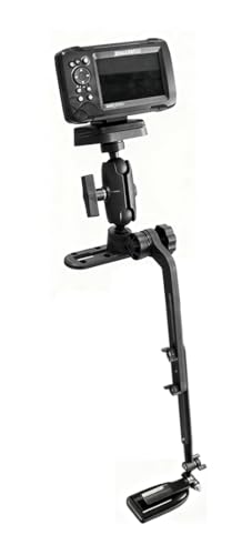 Strg Fish Finder Mount Kayak with Transducer Mounting Arm, Marine Electronics Mounts 1.5' Ball...