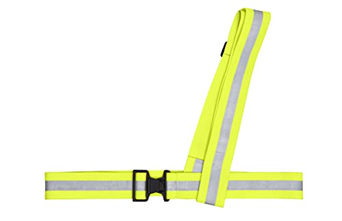 Reflective Sash-Neon Yellow