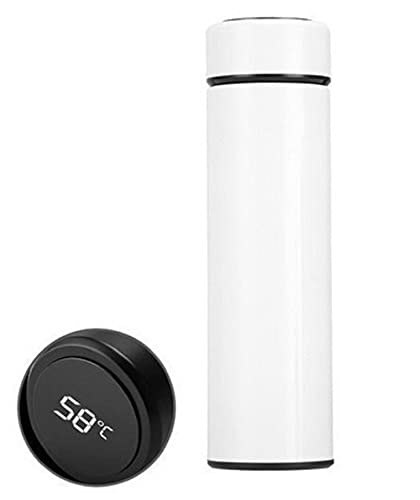 Garrafa Térmica Café, Água C/Sensor De Temperatura Em Led Cor:Bra...