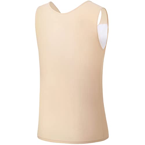 Image of GCTBL Chest Binder for Transgender FTM Breast Binder Long Tank Binder | Swim Binder, Buttery Soft, No Built-in Pads, Natural Fit, Comfort, Supportive, Full Length Compression Bra Tank Top