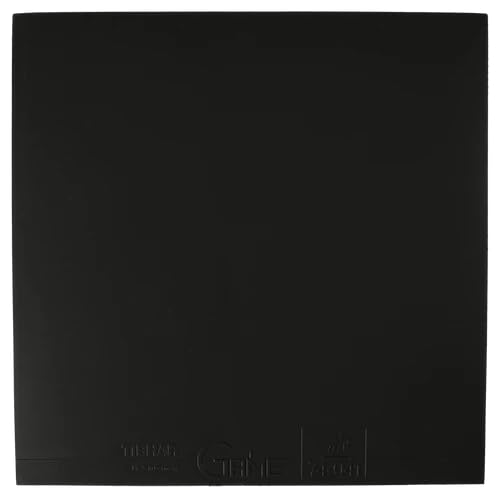 Tibhar-Game Table Tennis Rubber, Medium-Soft Sponge, High Control & Spin, ITTF Approved, 2.0mm (Black) 2