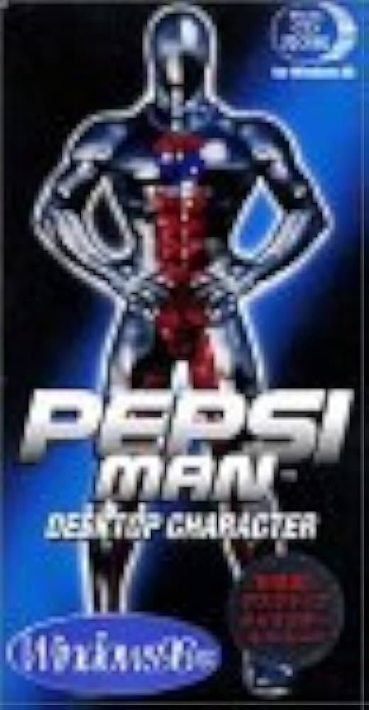 ペプシマン　看板 ペプシマン 看板 Pepsi Machine Top Sign Fluorescent Light Up