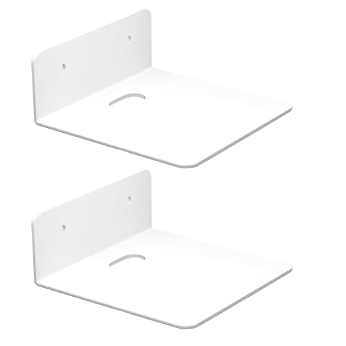 Generisch Soporte de pared para cámara – 2 piezas acrílico pequeño autoadhesivo sin costuras actualización de montaje en pared para cámara | Estanterías para el hogar para dormitorio, salón, baño