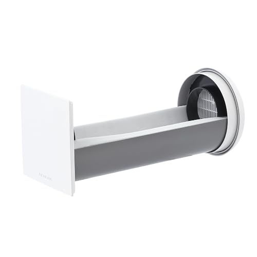 SIEGENIA AEROTUBE DD 160 aérateur mural, aération décentralisée des pièces avec air entrant et air extrait passives, système d'aération pour un apport d'air frais...