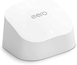 Amazon eero 6 mesh Wi-Fi extender | Expands existing eero network | Add up to 140 m² of Wi-Fi 6 coverage to your existing eero mesh wifi network | 1-Pack
