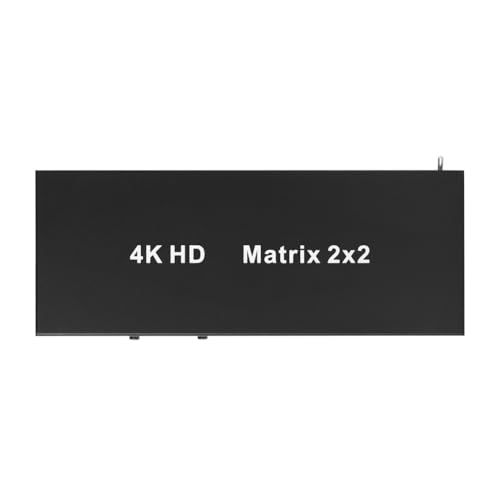 Matrix 2X2 Switch Splitter 4K pour Jouer sur Console et Regarder la TV Box Ensemble