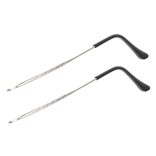 MOLUCKFU Metal Glasses Arms Legs Replacement Eyeglasses Temples Durable Prevents Frame Breakage Comfortable for All Glasses