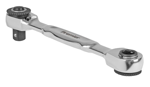 Sealey Premier Micro Ratchet Bit Driver & Wrench 1/4" Sq & 1/4" Hex Drive - AK6972