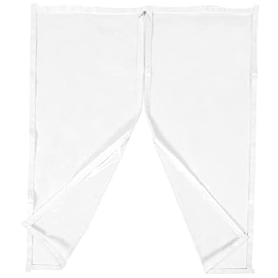TEHAUX Window Insulation Kit Winter Heavy Duty Cold Blocking Thermal Curtains Adhesive for Basement Window Seal