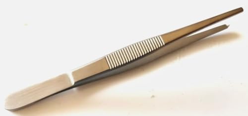 Dissecting Tissue Thumb Forceps Tweezers 5.5