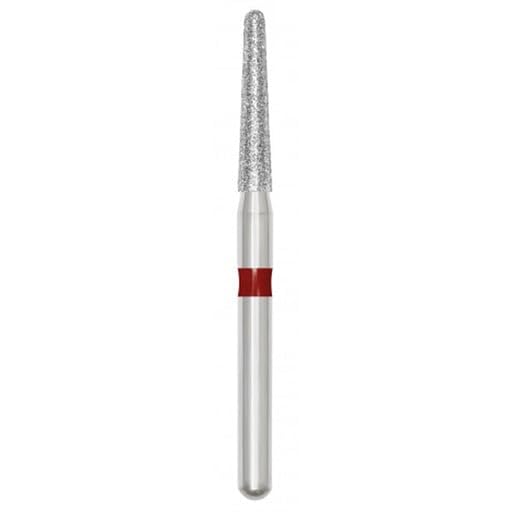 SS White 91285-5 Revelation 856-014F FG Round End Taper Fine Grit Diamond Burs 5/Pk