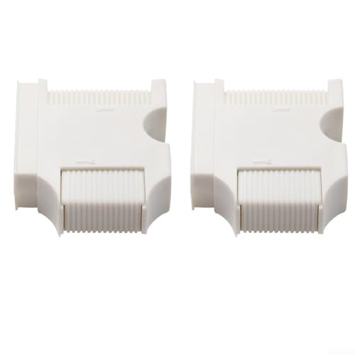 Zoegneer Lot de 2 supports de ligne de pare-chocs pour bateau - Système de connexion et de libération rapides avec bouton poussoir pour un amarrage et un montage sur rail sans effort - Lot de 2