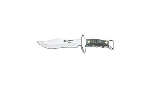 Electropolis Cuchillo de Monte Cudeman 204-V con Mango de ABS Verde y Hoja de 13 cm, pensado para Uso Deportivo, Herramienta Camping Pesca, Caza, Actividad Deportiva + Tarjeta Multiusos Regalo