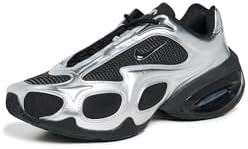 Nike Tênis feminino Air Max Muse, Preto/prata metálica, 35