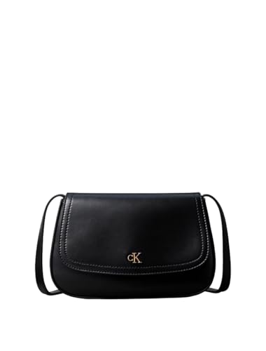Calvin Klein CK Flap Camera Bag Lv04f3421g, Crossover Femme, Black (Black), Taille Unique