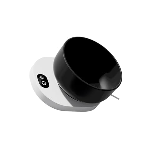 rongweiwang Bebedero calefaccionado para Perros y Gatos. Control de Temperatura Constante para un Acceso Seguro al Agua. Alimentador para Mascotas con Temperatura Ajustable. Recargable por USB.