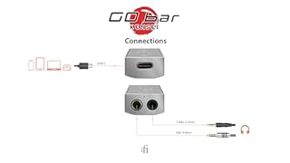iFi GO Bar Kensei - Amplificatore DAC/portatile - Decodificatore MQA completo, codifica K2HD, XSpace, XBass, 4 filtri PCM digitali, miglioramento audio ad alta risoluzione per smartphone e computer