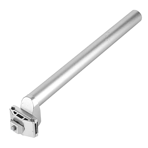 Seat Post, 25.4*300MM Alluminium Alloy Mountain Road Shockproof Saddle Seat Post, Cycling Tube Seatpost for BMX Road Mountain Bikes (Sliver) - Thumbnail 2