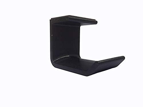 Image of makerV Headphone Holder Gaming Headset Hanger Under Desk Mount Head Phone Hook Headphone Stand (Pack of 2: Black)