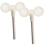 TOYANDONA 2 piezas Llave Enrolladora Metálica para Caja Música Repuesto Resistente para Mecanismo DIY Fácil Instalación para Reparación y Restauración de Cajas Musicales Antiguas