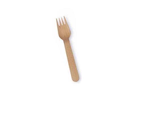 Fourchettes en bois ALPHAFORM pour buffets extérieurs et pique-niques écologiques