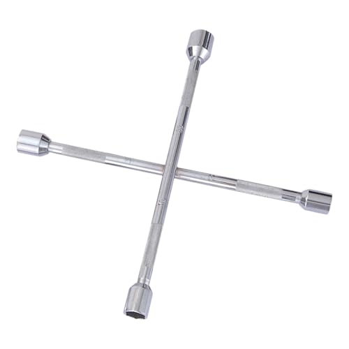 Llave de tuerca de lengüeta extensible de 4 vías para llantas de coche 2