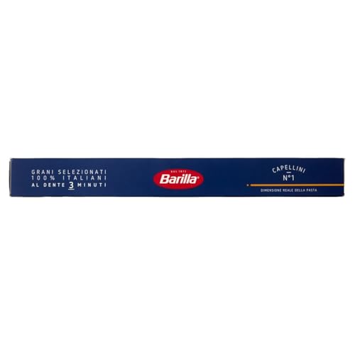 Barilla Pasta Klassische Capellini n.1 aus hochwertigem Hartweizen immer al dente, 500g