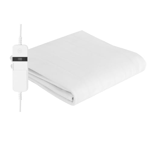 Electric Heated Mattress Topper & Underblanket | 3 Heat Settings 3H Auto Off Digital Control | Machine Washable | Single Double King Size Options (140X72cm)
