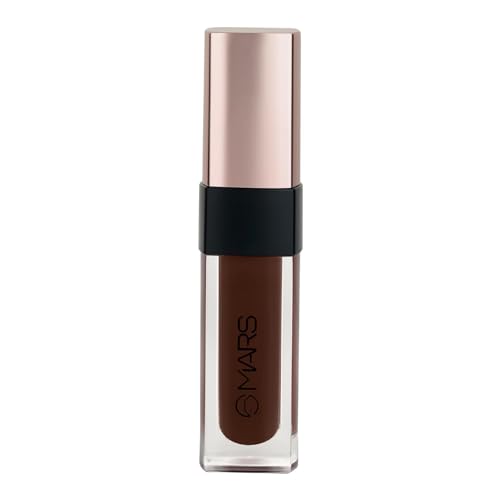 Image of Liquid Lipstick, Red, Matte Finish, Hydrating, Transfer-Proof, Smudge-Proof, Upto 12Hr Stay, Lightweight Mousse Formula, Doe Foot Applicator (LL20) (Brownout - 26)