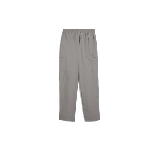 PUMA Kids Boys Wardrobe Essentials Relaxed Cargo Pants Casual Drawstring - Grey2