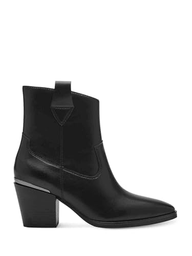 Bottines femme noir Marco Tozzi boots élégantes et confortables 25086