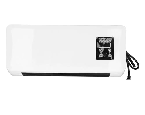Calefactor Eléctrico, Calefactor eléctrico de pared con dos modos ajustables, pantalla táctil portátil, soplador de aire caliente for baño.