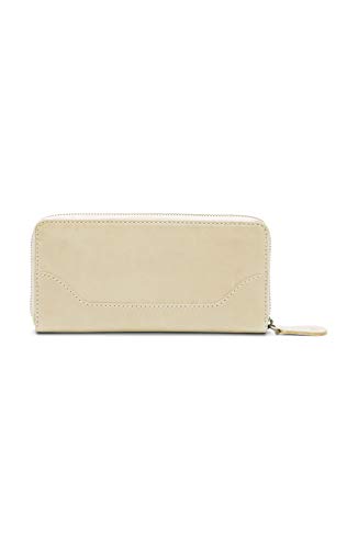 Frye Melissa Zip Wallet, Parchment #TOP2
