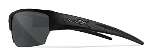 Wiley X WX Saint CHSAI08 Tactical Sunglasses Matte Black Frame with Changeable Smoke Grey Lenses Ballistic Rated4