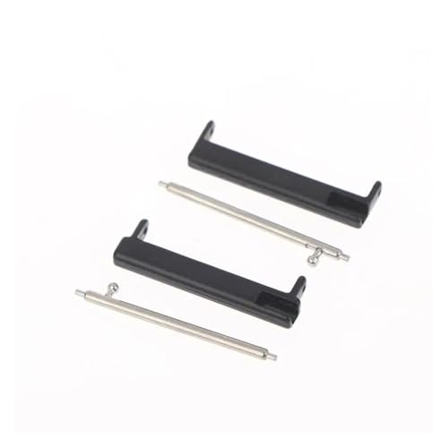 LAKSUYRE 1Pair 24mm to 22mm/20mm Wristband Adapter Compatible 7 9 D5i Smartwatch Replacement Connector Accessory(24 to 20mm)