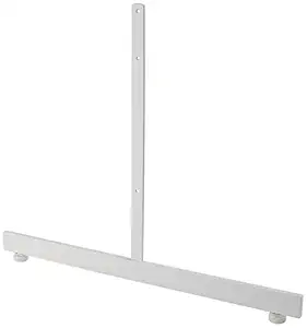 Econoco Rectangular Tubing Leg for Grid Panel, White (Pack of 12)