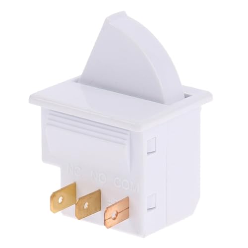 YHNNH Repuesto For Refrigerador De CA 5 A, 250 V. Piezas For Refrigerador. Interruptor De Luz For Lámpara De Puerta De Refrigerador.(3pin)