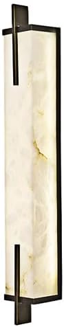 Modern Industrial Style Wall Light, LED Light Source Marble Copper Wall Lamp, Minimalist Single Head Wall Sconce, Bedroom Living Room Dining Room Wall Mounted Lighting Fixtures