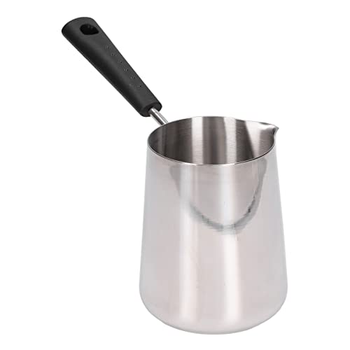 Turkish Coffee Pot Stainless Steel Glossy High Temperature Resistant Butter Warmer 600ml