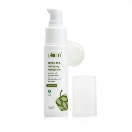 Plum Green Tea Mattifying Face Moisturizer with Glycolic acid 50m...