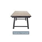 LC Garden Komido Ausziehtisch Braun