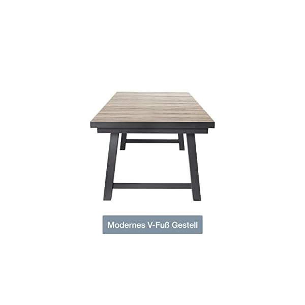 LC Garden Komido Ausziehtisch Braun
