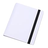 Zambuph Heimdekor Album – Verleihen Sie dem Wohnraum eine persönliche Note. PVC Postkartenalbum, Fotoalbum, klassische Hochzeits und Babyfotos, Weiß, 3 Zoll 160