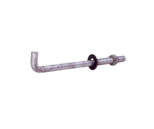 Grip Rite Prime Guard 128AB50 Grip Rite Anchor Bolt with Nut and Round SAE Washer 1/2-inch by 8-inch 50 per box by Grip Rite Prime Guard