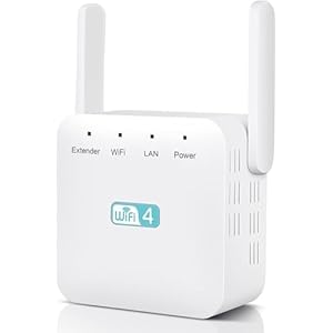 2024 Newest WiFi Extender, WiFi Booster, wifi extender booster Covers Up to 3800 Sq.ft and 45 Devices, Internet Booster – with Ethernet Port, Quick Setup, Home Wireless Signal Booster, UK plug (White)