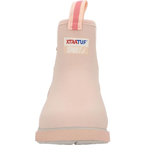 Image of XTRATUF 6 inch Women's Ankle Deck Boot Sport - 30% Lighter, 100% Waterproof Rubber Fishing Footwear - Non-Marking, SRC-Rated Slip-Resistant Outsole - Moisture-Wicking Liner