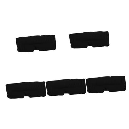 GRADENEVE 5個 ゴーグル eye mask eye patch ホットコールドアイパッチ アイマスク旅行 サロン用品 多機能アイマスク スリープアイマスク モーダルコットン Black