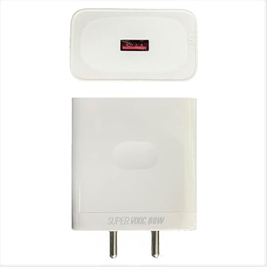 Image of etguuds SUPERVOOC 80W Power Adapter Charger for Ultrafast Charging with USB to C Cable for Oneplus OnePlus 12 / 12R / 11 / 11R / 10T / 10R / 10 Pro /Nord CE4 / Nord 3 / Nord CE3 Full Protection.